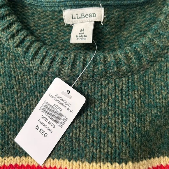 L.L. Bean Logo Unisex Crewneck Sweater - Picture 3 of 3